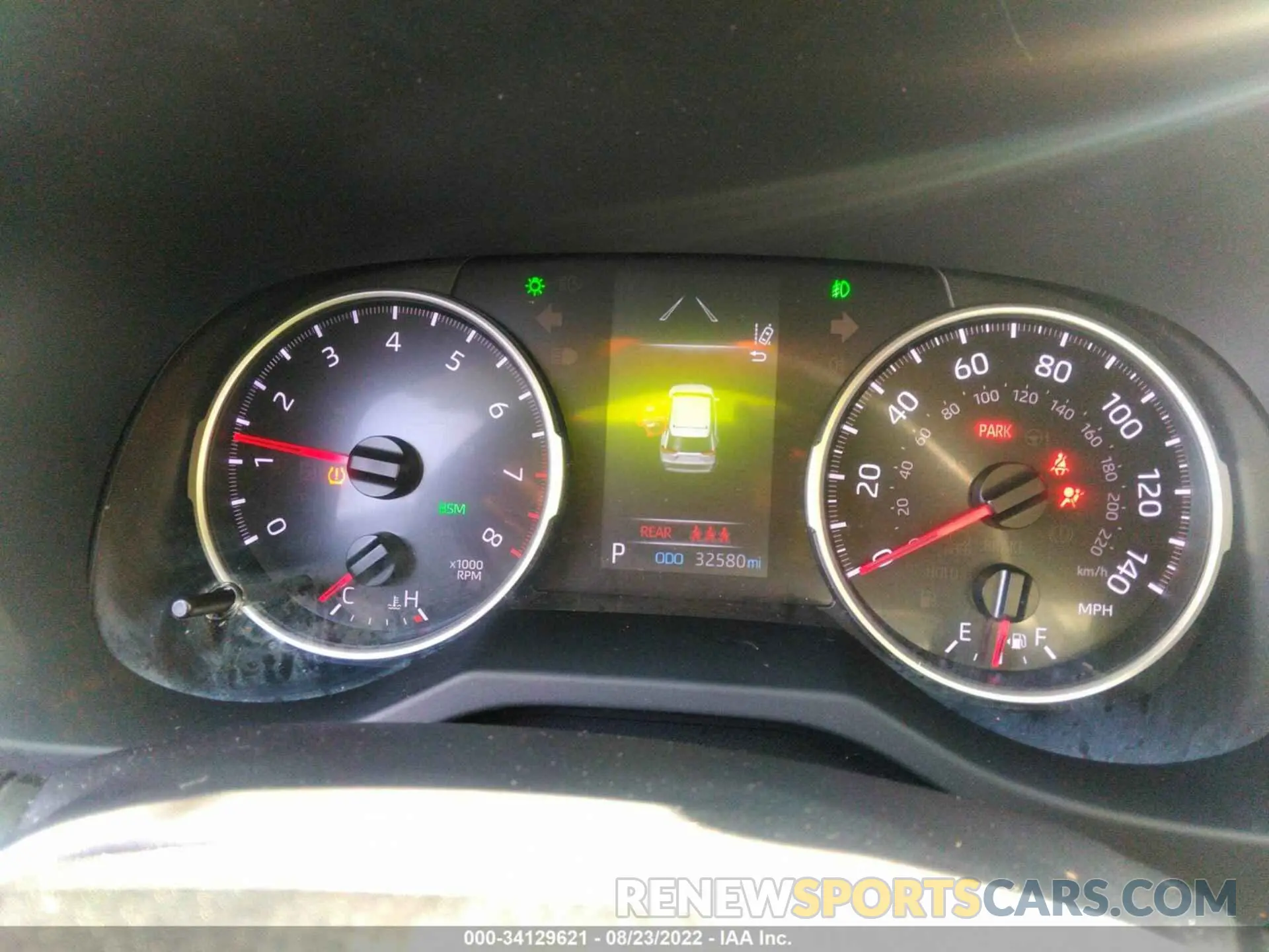 7 fotografías del automóvil dañado JTMP1RFVXMD078710 TOYOTA RAV4 2021