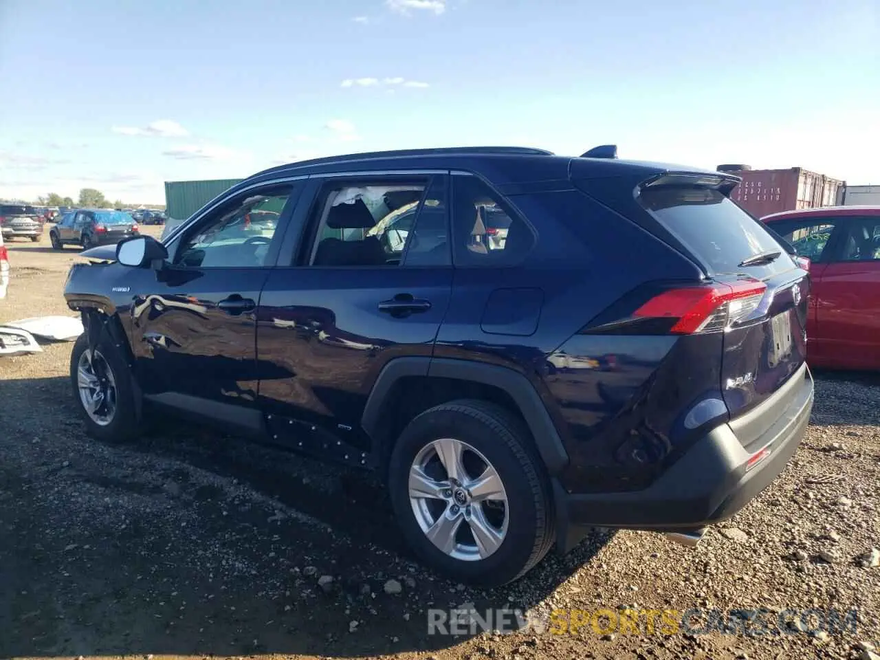 2 fotografías del automóvil dañado JTMR6RFV8MD021559 TOYOTA RAV4 2021