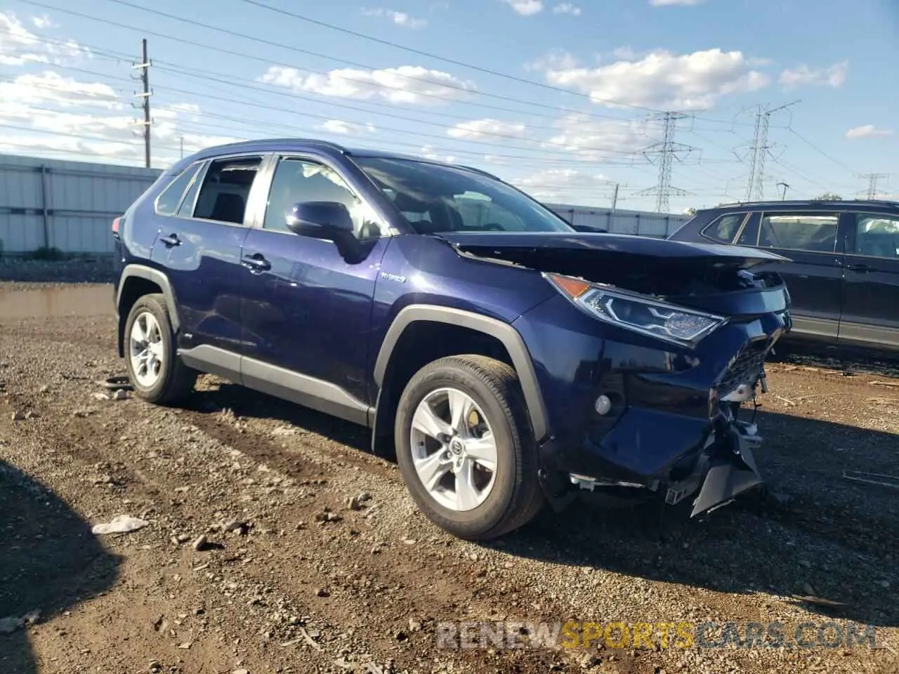 4 fotografías del automóvil dañado JTMR6RFV8MD021559 TOYOTA RAV4 2021