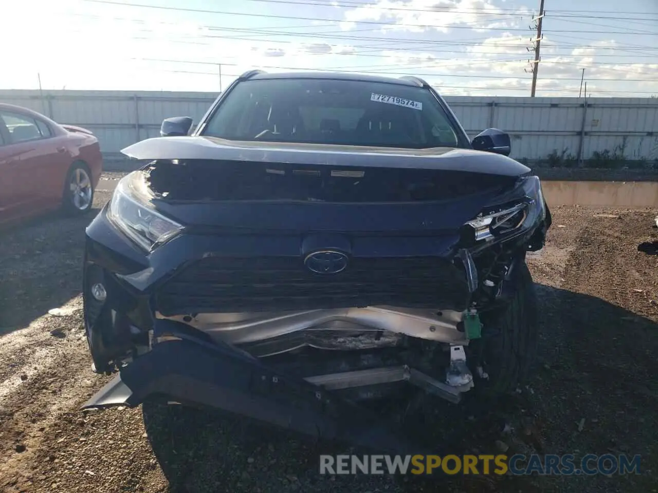 5 fotografías del automóvil dañado JTMR6RFV8MD021559 TOYOTA RAV4 2021