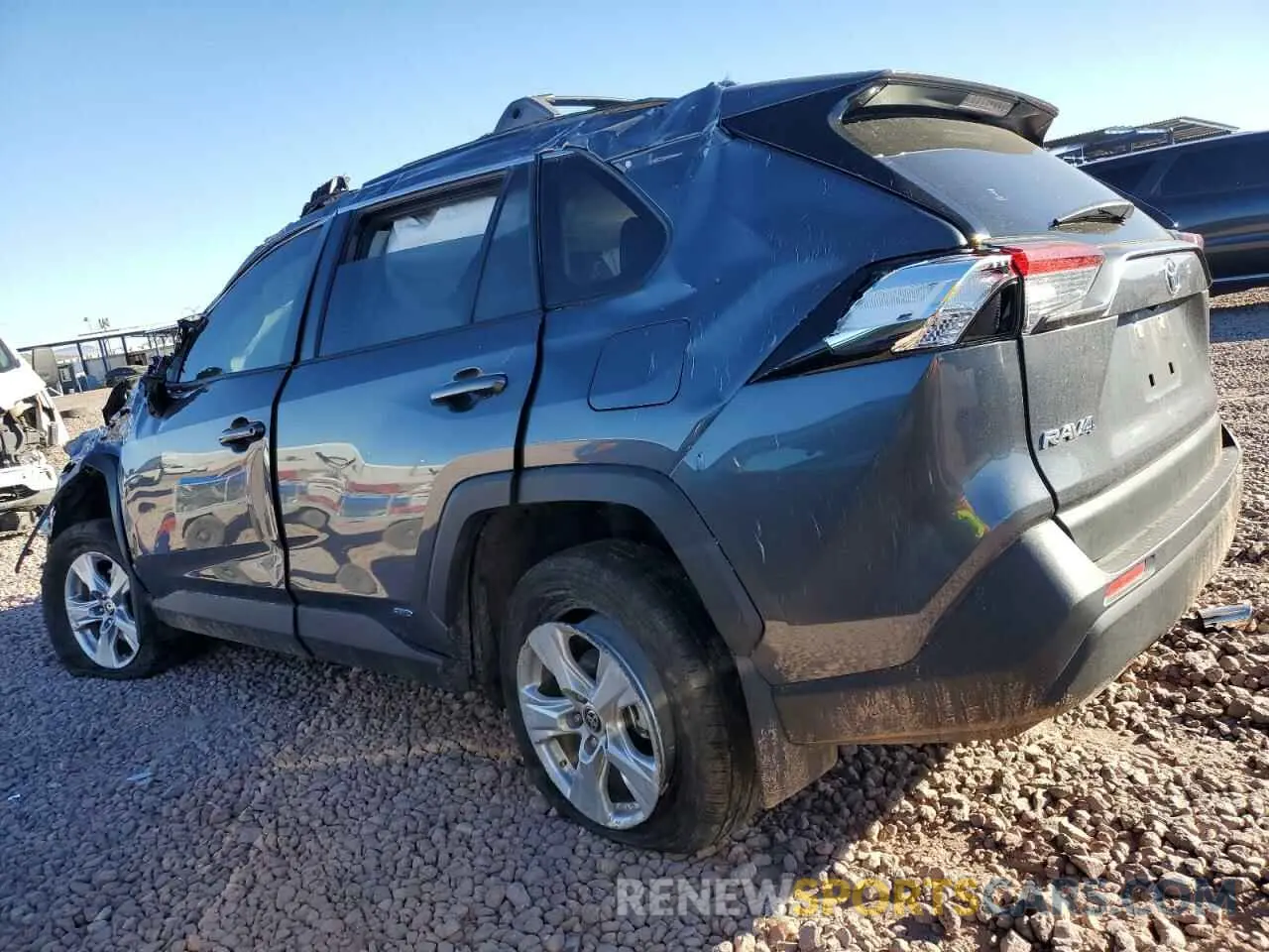 2 fotografías del automóvil dañado JTMRWRFV1MD129862 TOYOTA RAV4 2021
