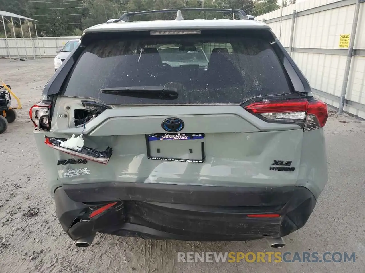 6 fotografías del automóvil dañado JTMRWRFV5MD136071 TOYOTA RAV4 2021