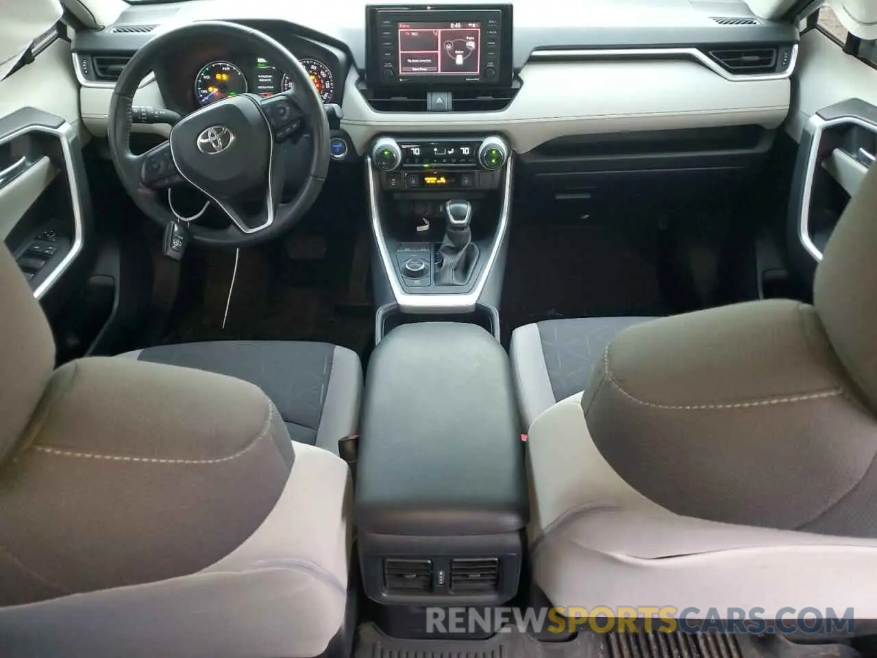 8 fotografías del automóvil dañado JTMRWRFV5MJ053662 TOYOTA RAV4 2021