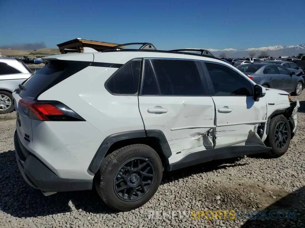 3 fotografías del automóvil dañado JTMRWRFV6MD559354 TOYOTA RAV4 2021