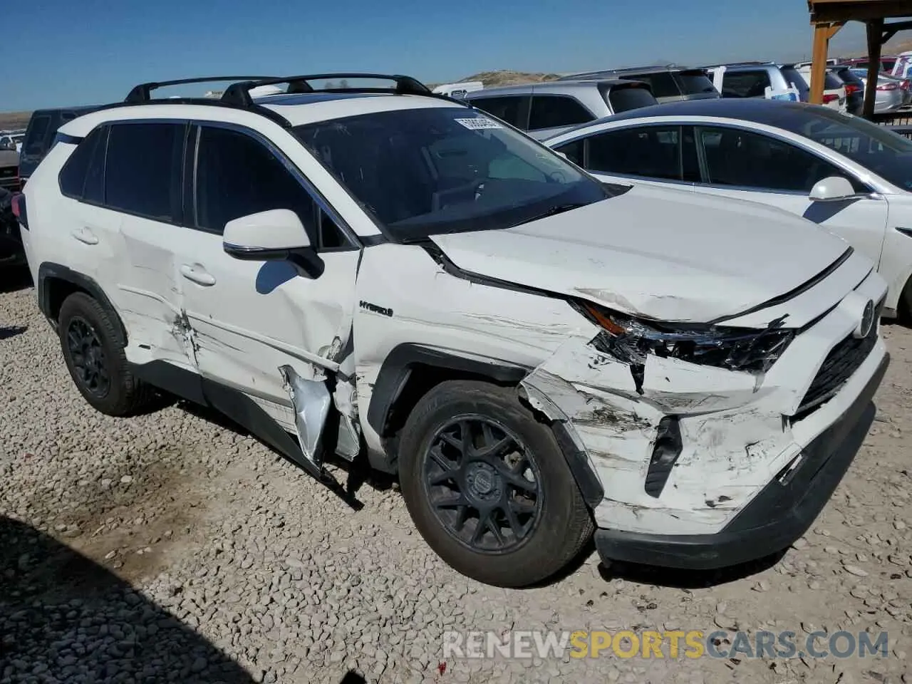 4 fotografías del automóvil dañado JTMRWRFV6MD559354 TOYOTA RAV4 2021