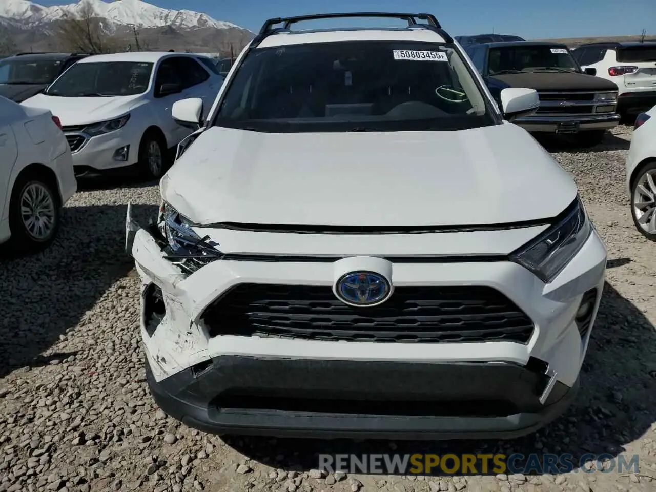 5 fotografías del automóvil dañado JTMRWRFV6MD559354 TOYOTA RAV4 2021