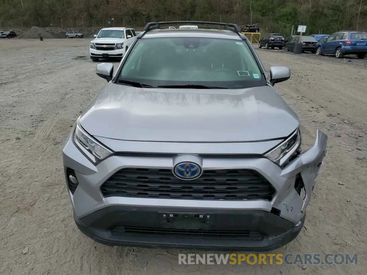 5 fotografías del automóvil dañado JTMRWRFV8MD124593 TOYOTA RAV4 2021