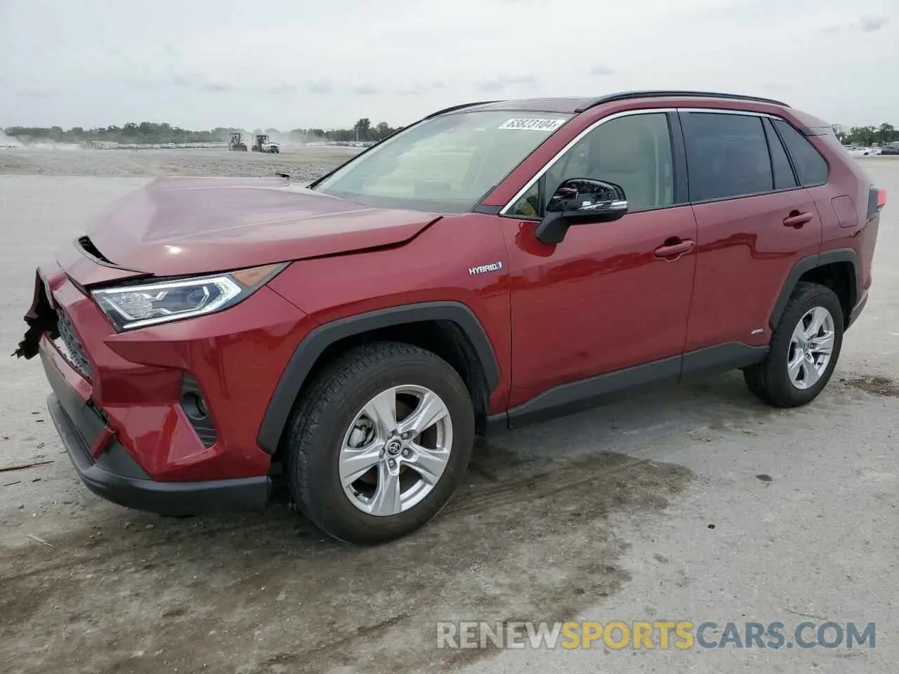 1 fotografías del automóvil dañado JTMRWRFVXMD100540 TOYOTA RAV4 2021