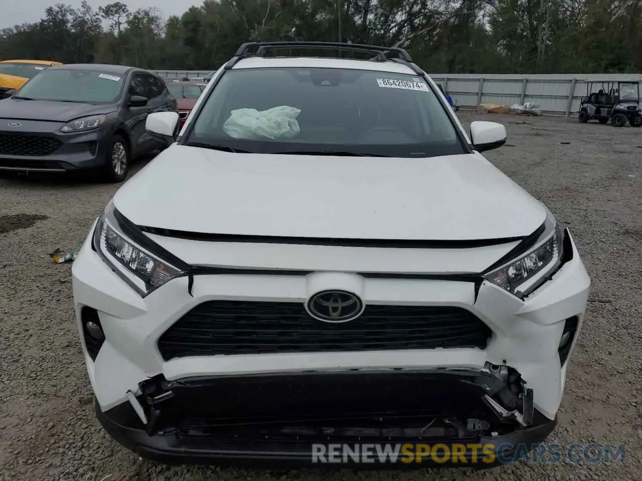 5 fotografías del automóvil dañado JTMW1RFV2MD069625 TOYOTA RAV4 2021