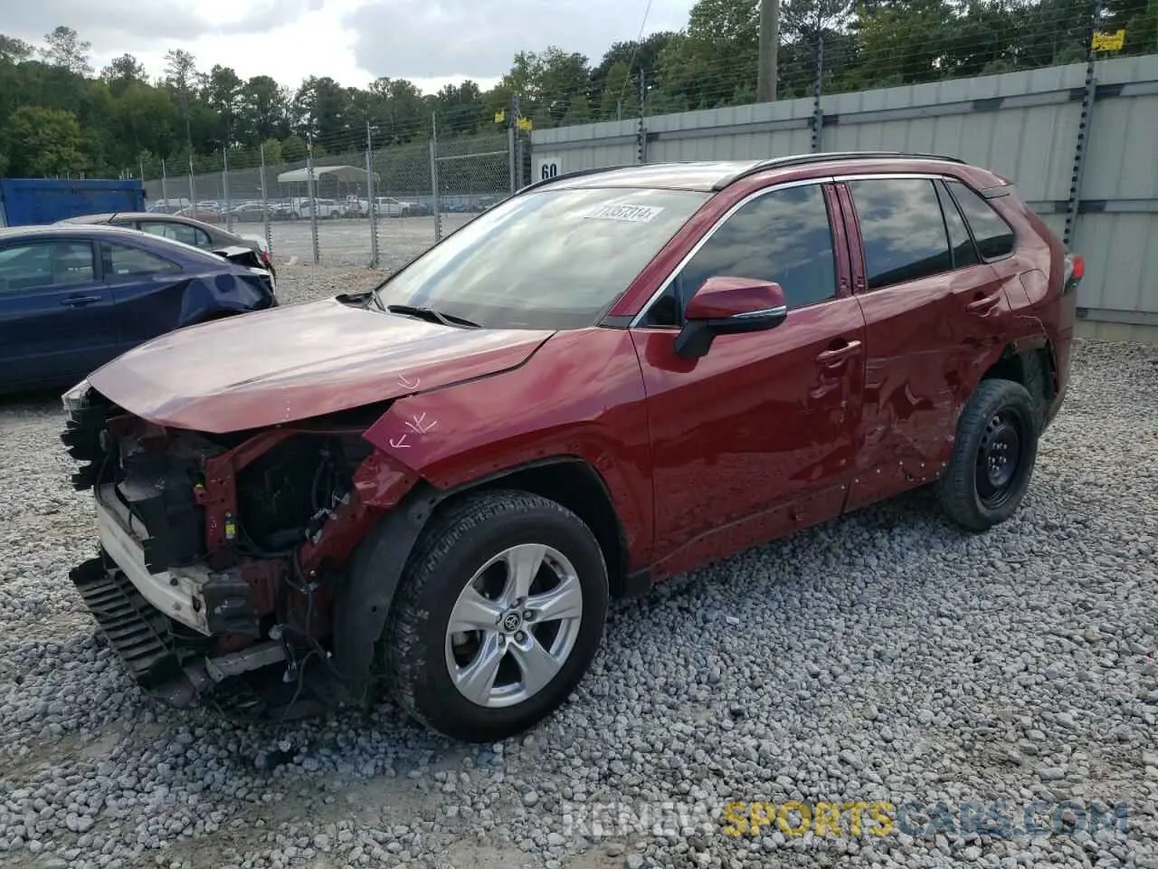 1 fotografías del automóvil dañado JTMW1RFV5MD064970 TOYOTA RAV4 2021