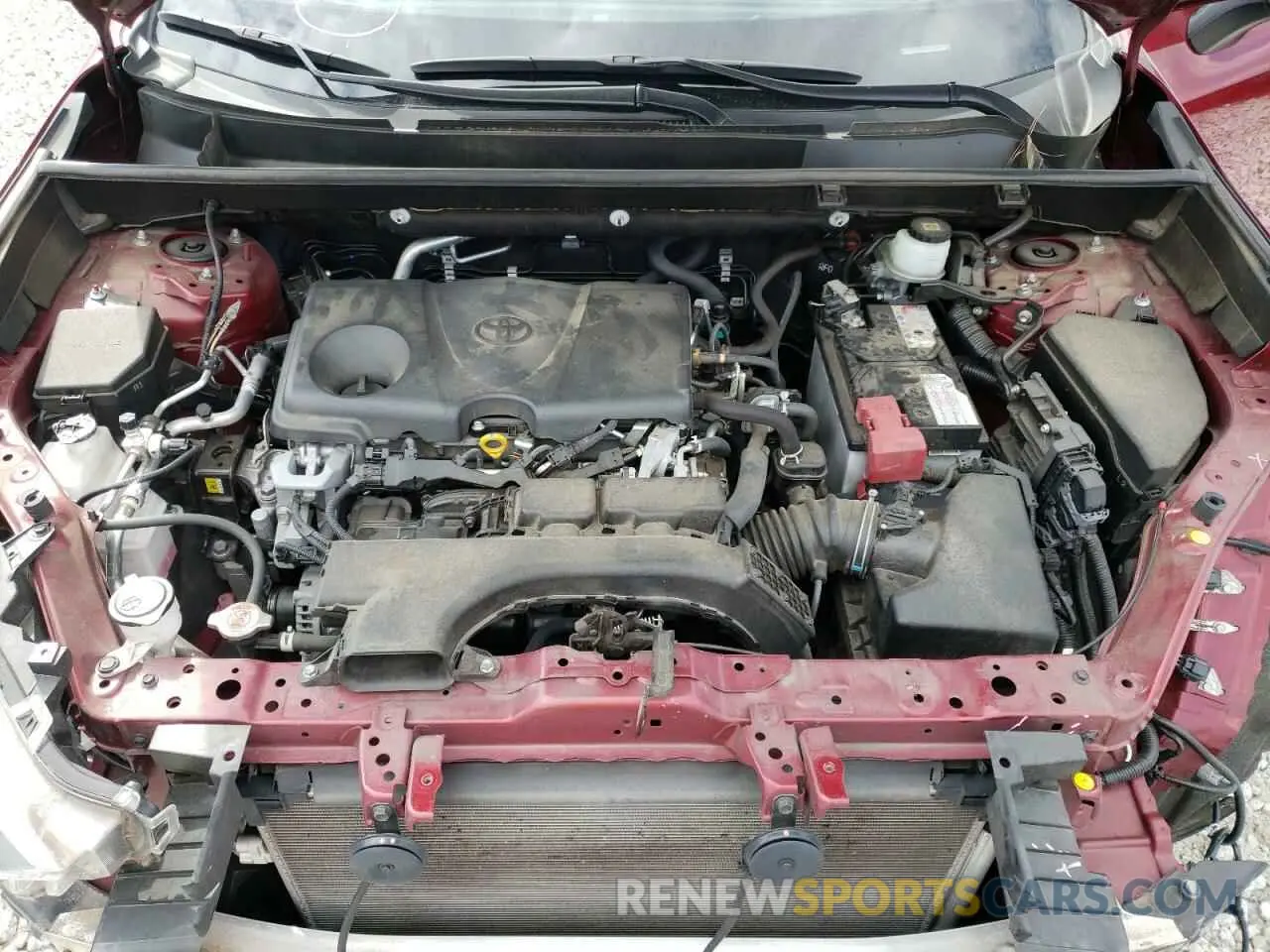 12 fotografías del automóvil dañado JTMW1RFV5MD064970 TOYOTA RAV4 2021