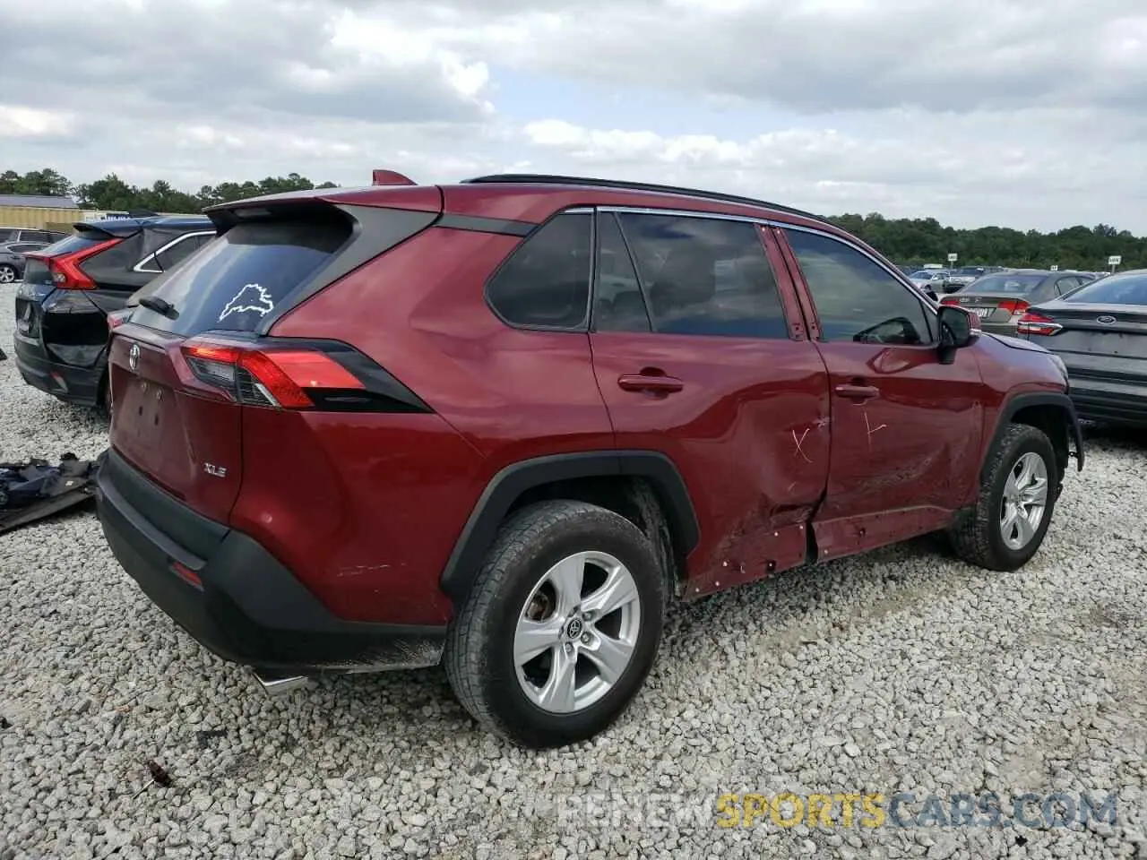 3 fotografías del automóvil dañado JTMW1RFV5MD064970 TOYOTA RAV4 2021