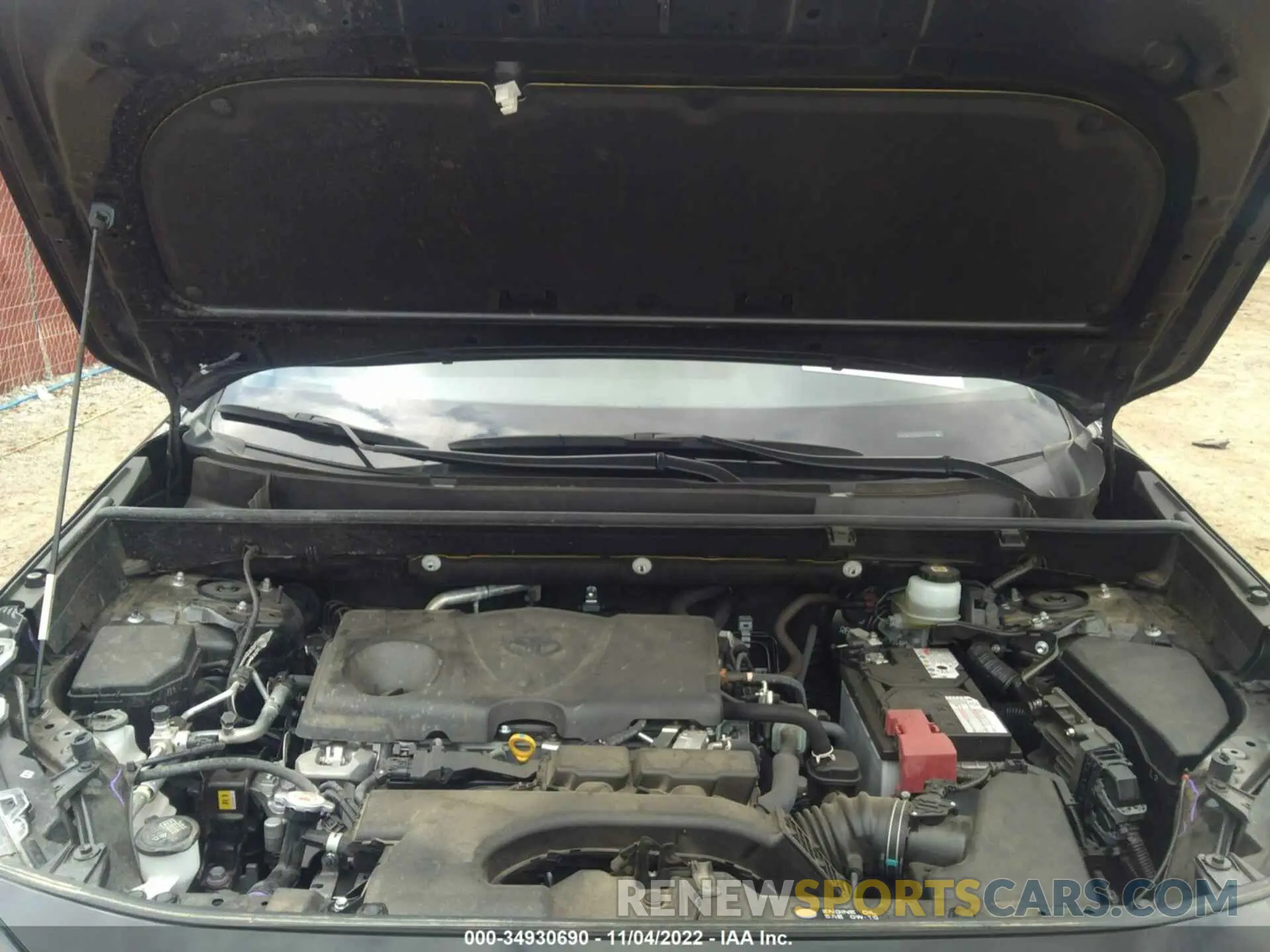 10 fotografías del automóvil dañado JTMW1RFV5MD523074 TOYOTA RAV4 2021