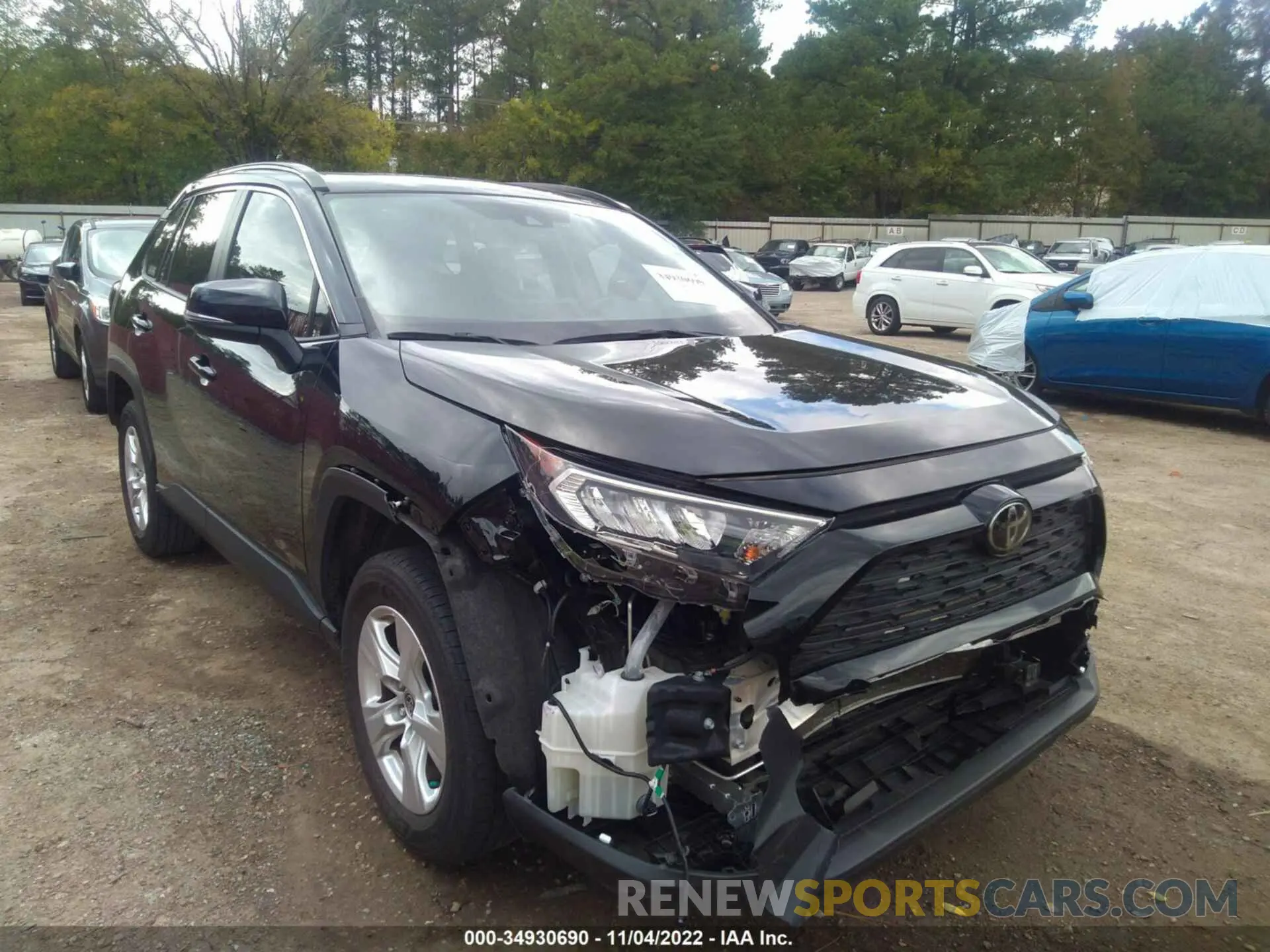 6 fotografías del automóvil dañado JTMW1RFV5MD523074 TOYOTA RAV4 2021