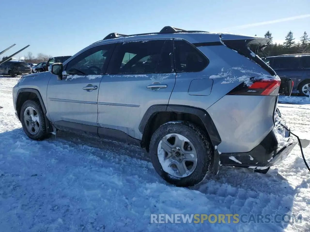 2 fotografías del automóvil dañado 2T34WRFVXNW129003 TOYOTA RAV4 2022