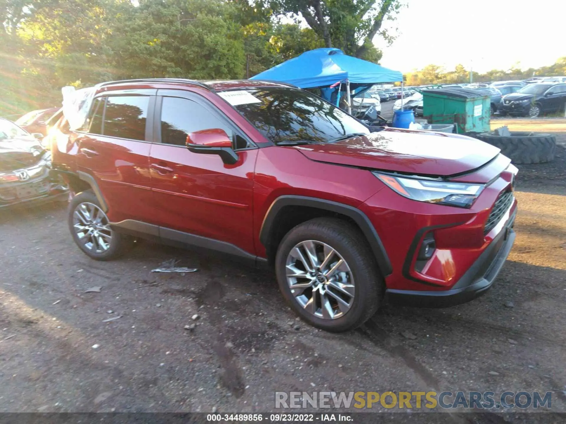 1 fotografías del automóvil dañado 2T3A1RFV0NW284810 TOYOTA RAV4 2022