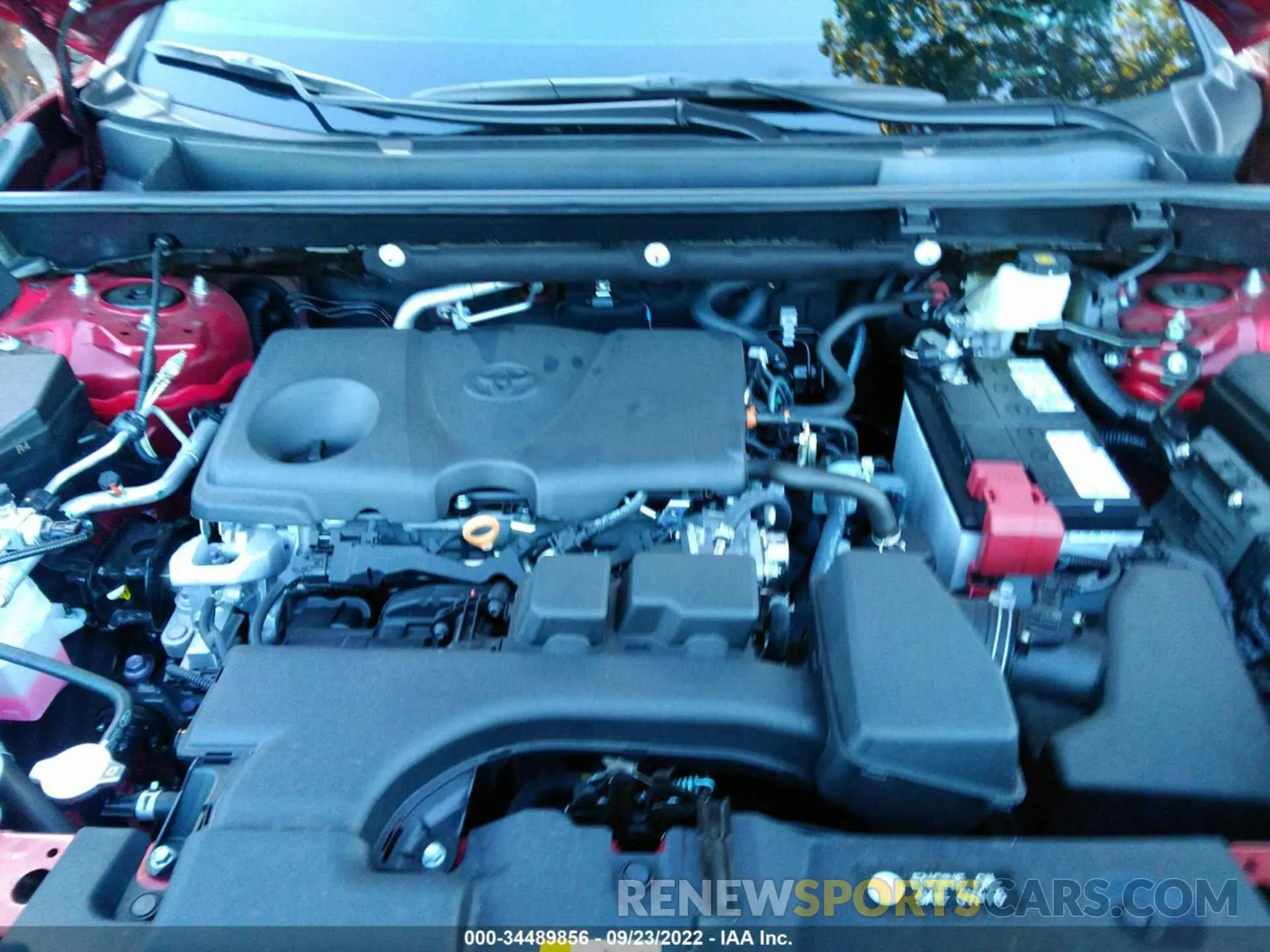 10 fotografías del automóvil dañado 2T3A1RFV0NW284810 TOYOTA RAV4 2022