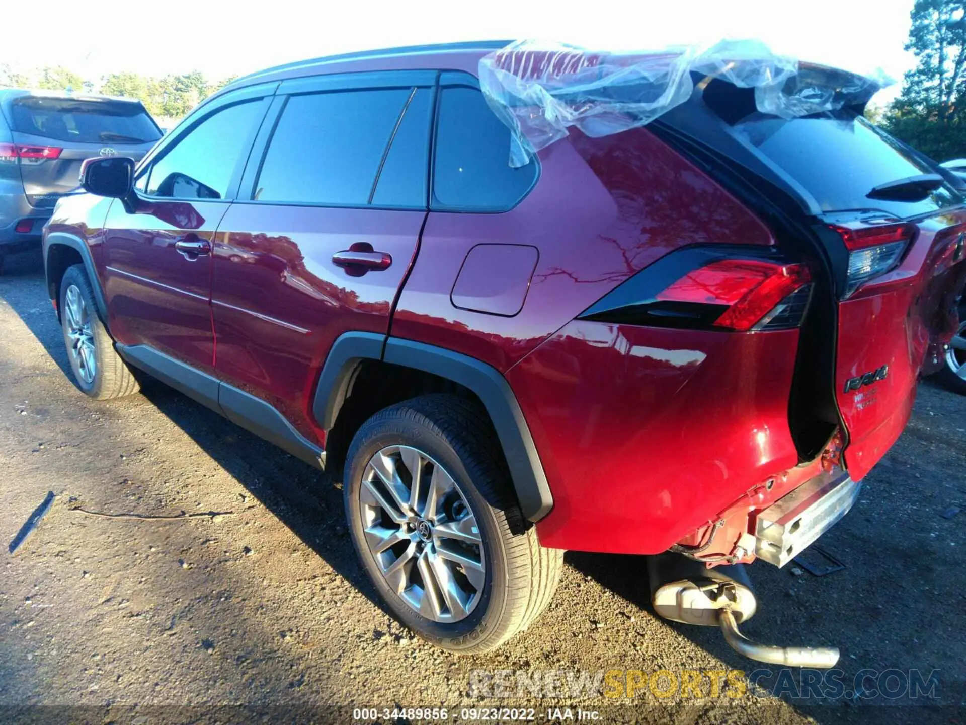 3 fotografías del automóvil dañado 2T3A1RFV0NW284810 TOYOTA RAV4 2022
