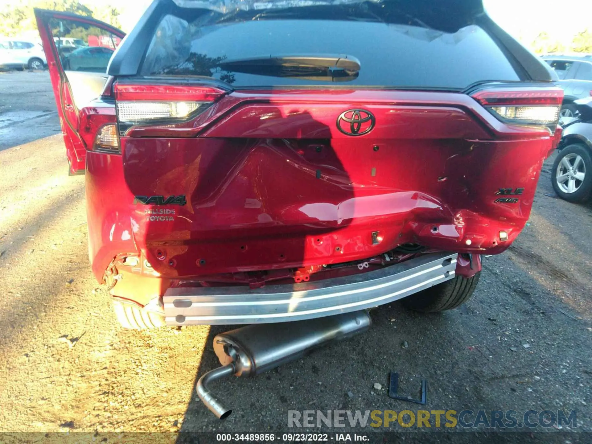 6 fotografías del automóvil dañado 2T3A1RFV0NW284810 TOYOTA RAV4 2022