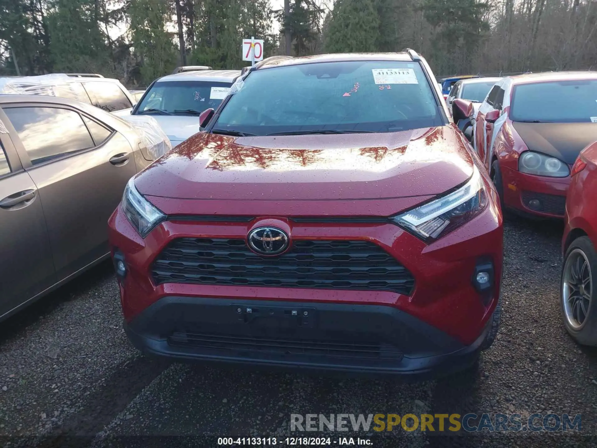 12 fotografías del automóvil dañado 2T3A1RFV0NW322388 TOYOTA RAV4 2022