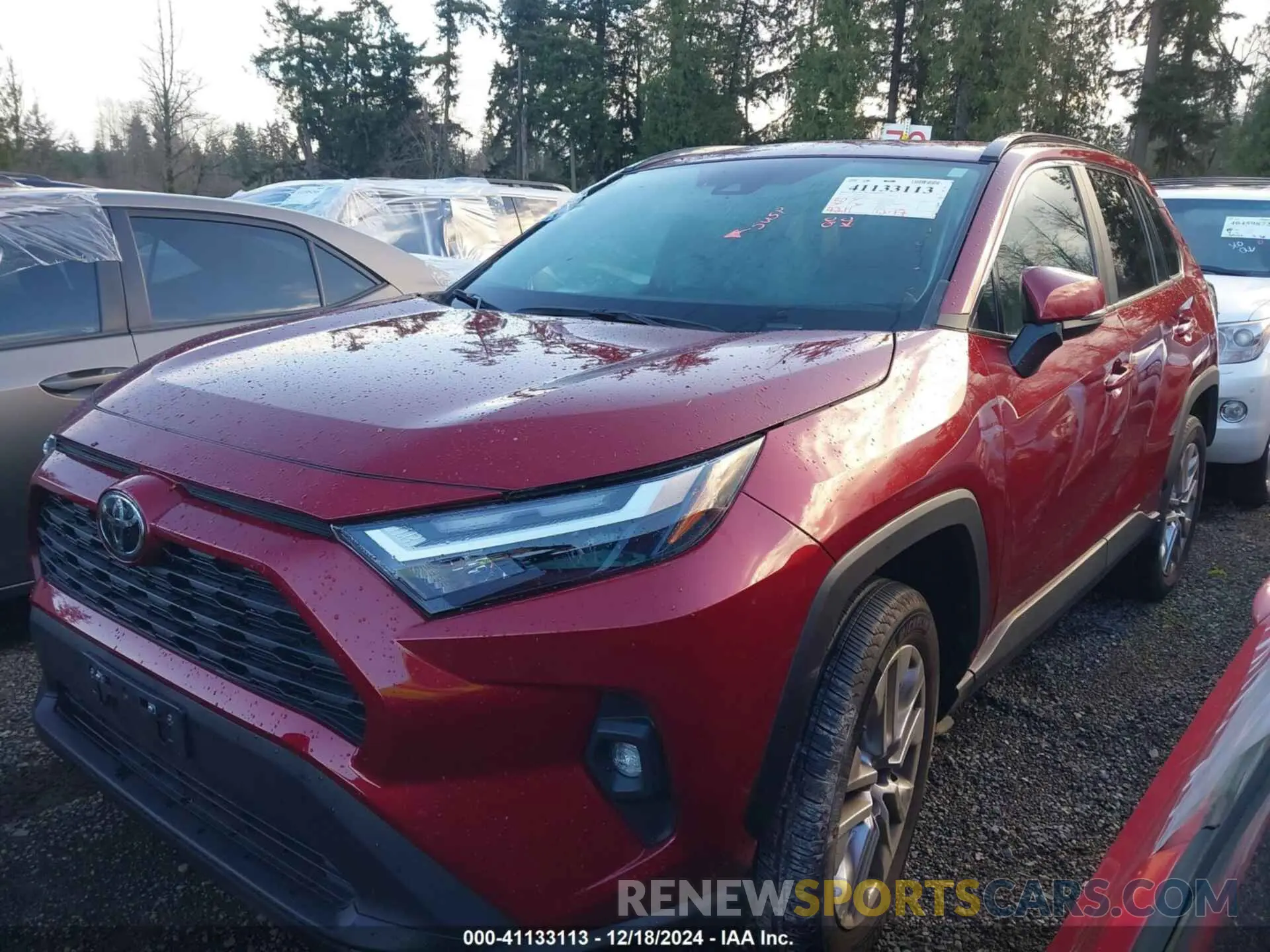 2 fotografías del automóvil dañado 2T3A1RFV0NW322388 TOYOTA RAV4 2022