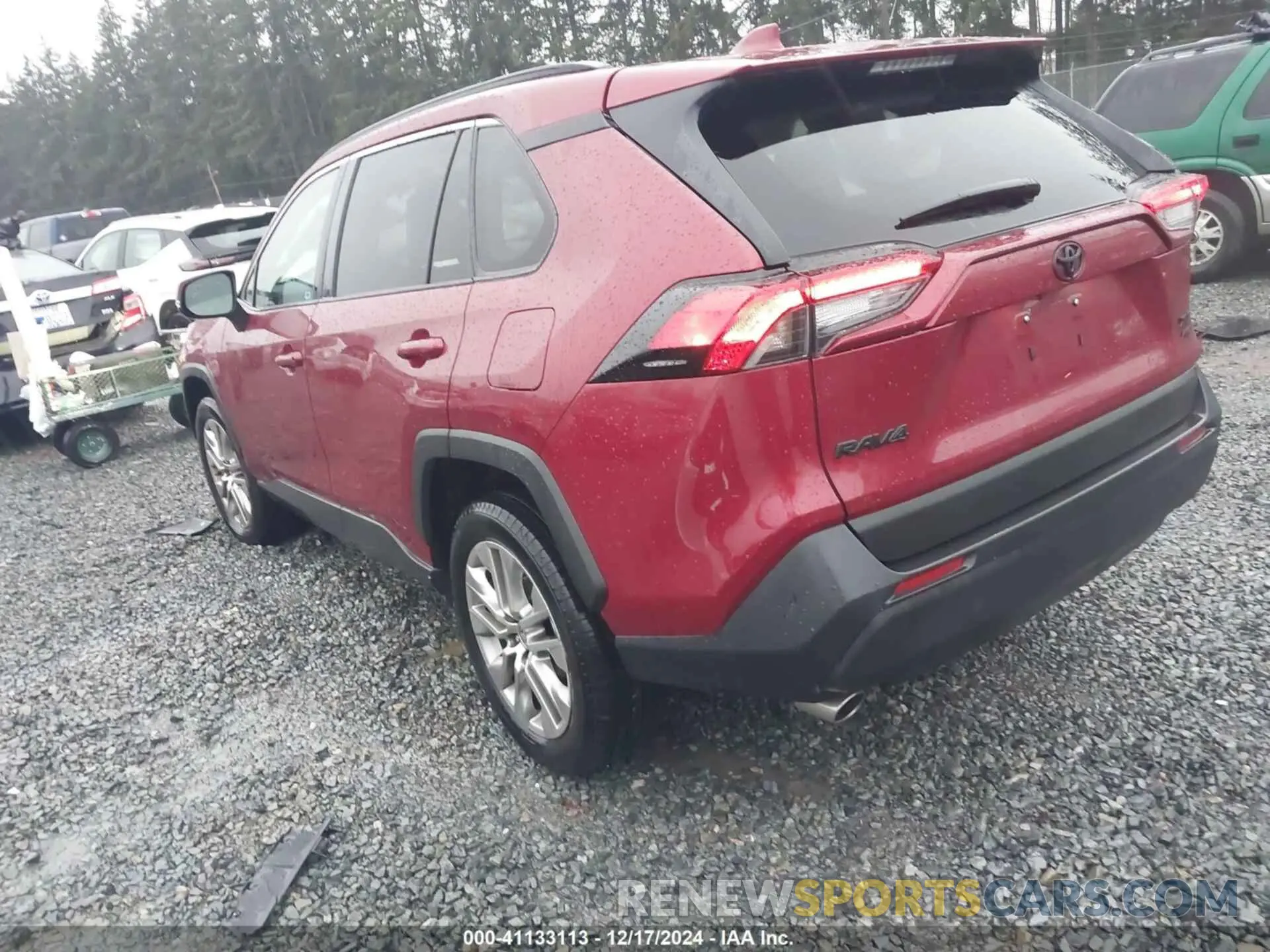 3 fotografías del automóvil dañado 2T3A1RFV0NW322388 TOYOTA RAV4 2022