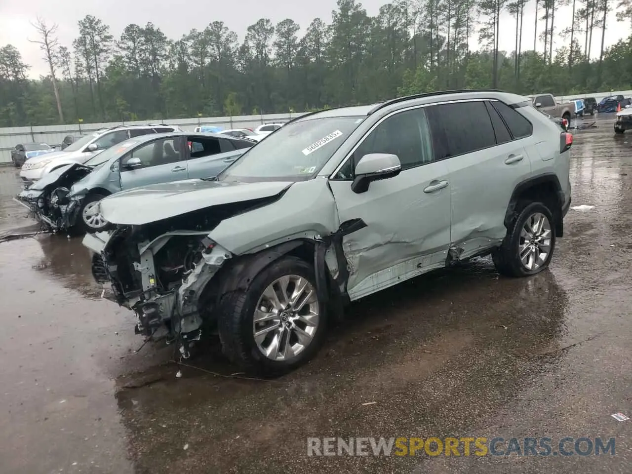 1 fotografías del automóvil dañado 2T3A1RFV1NW301243 TOYOTA RAV4 2022