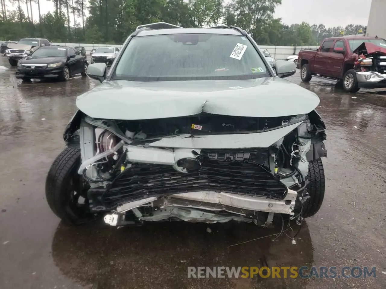 5 fotografías del automóvil dañado 2T3A1RFV1NW301243 TOYOTA RAV4 2022