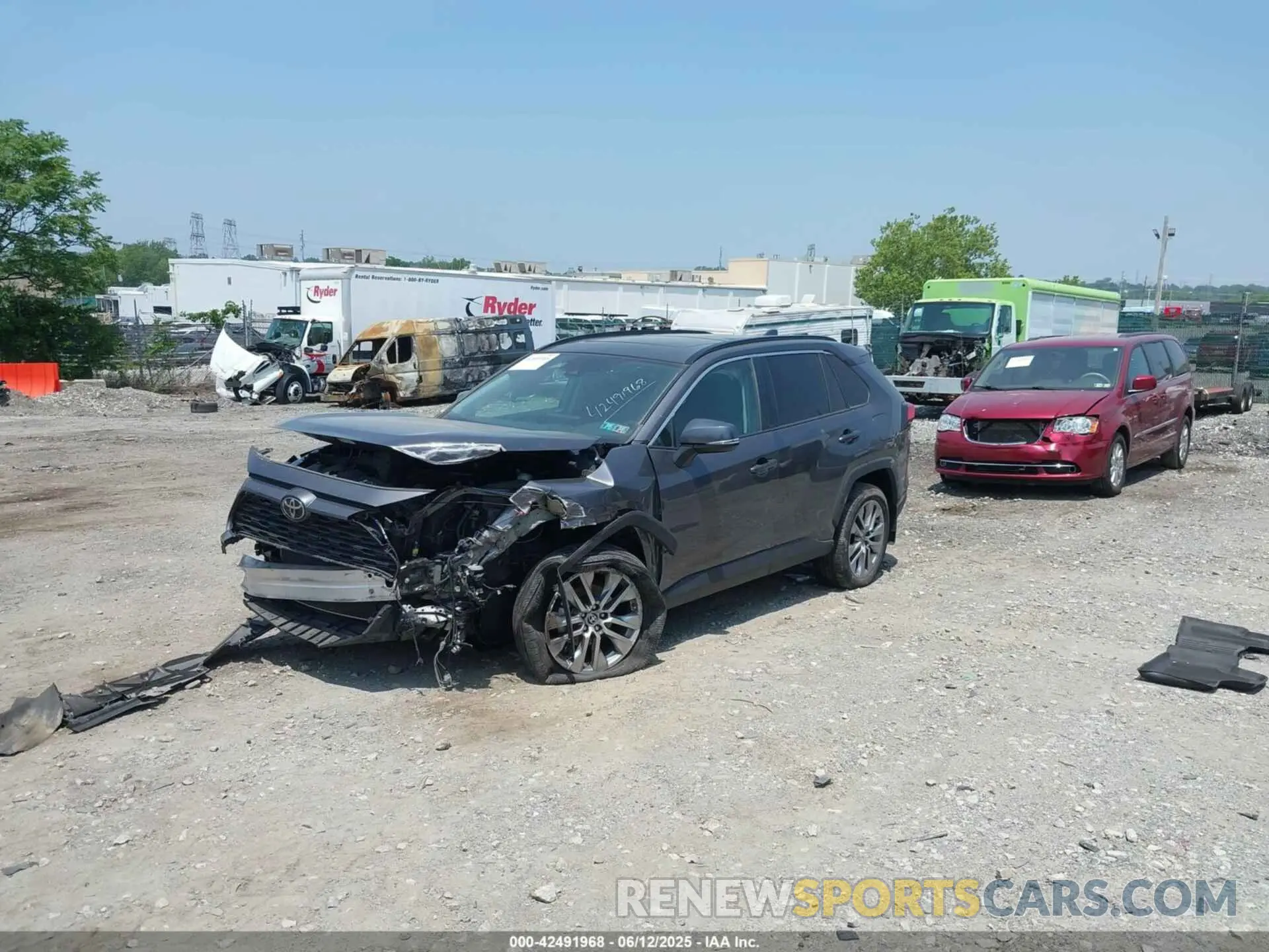 2 fotografías del automóvil dañado 2T3A1RFV4NC288327 TOYOTA RAV4 2022