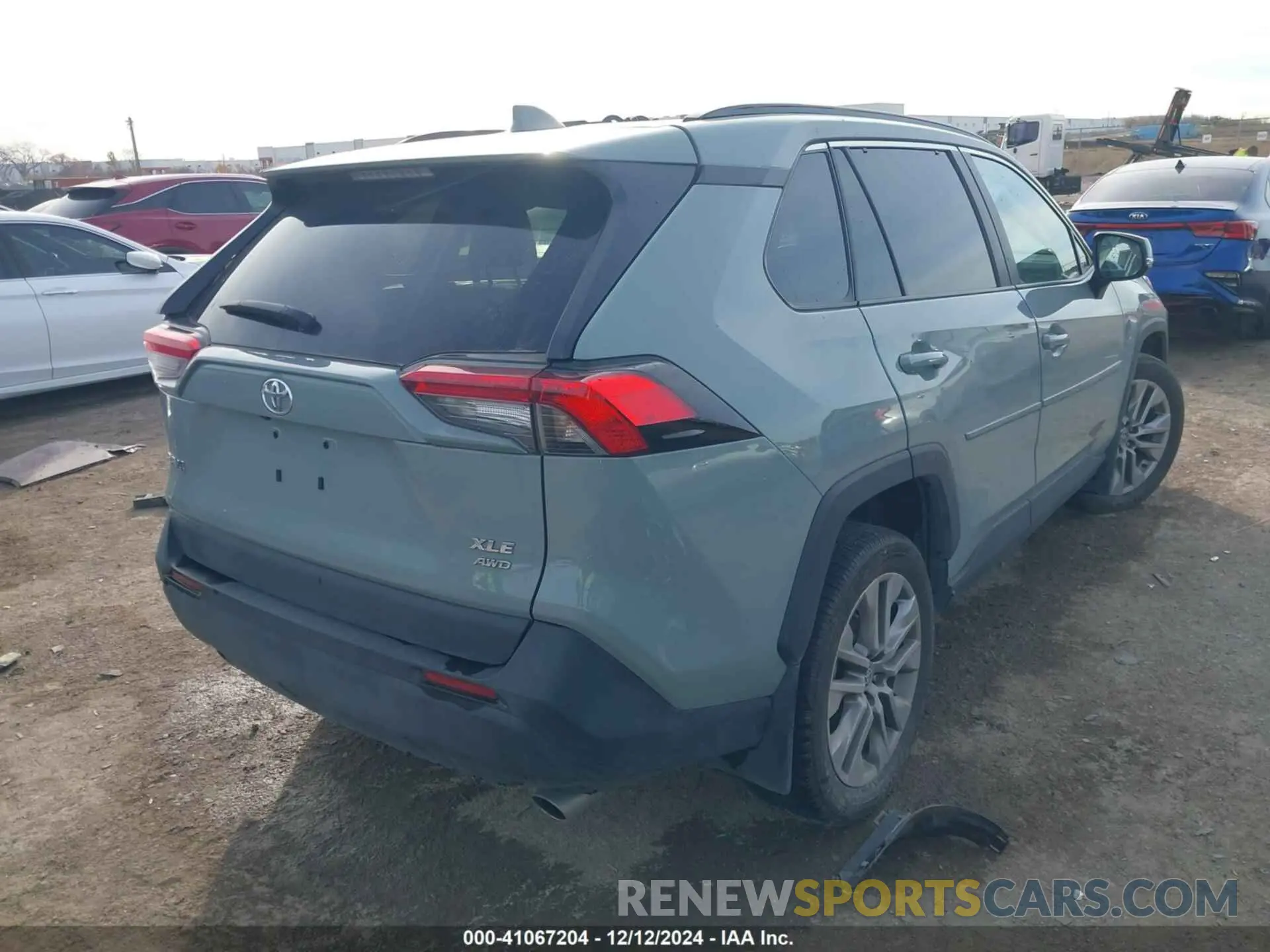 4 fotografías del automóvil dañado 2T3A1RFV4NW312754 TOYOTA RAV4 2022