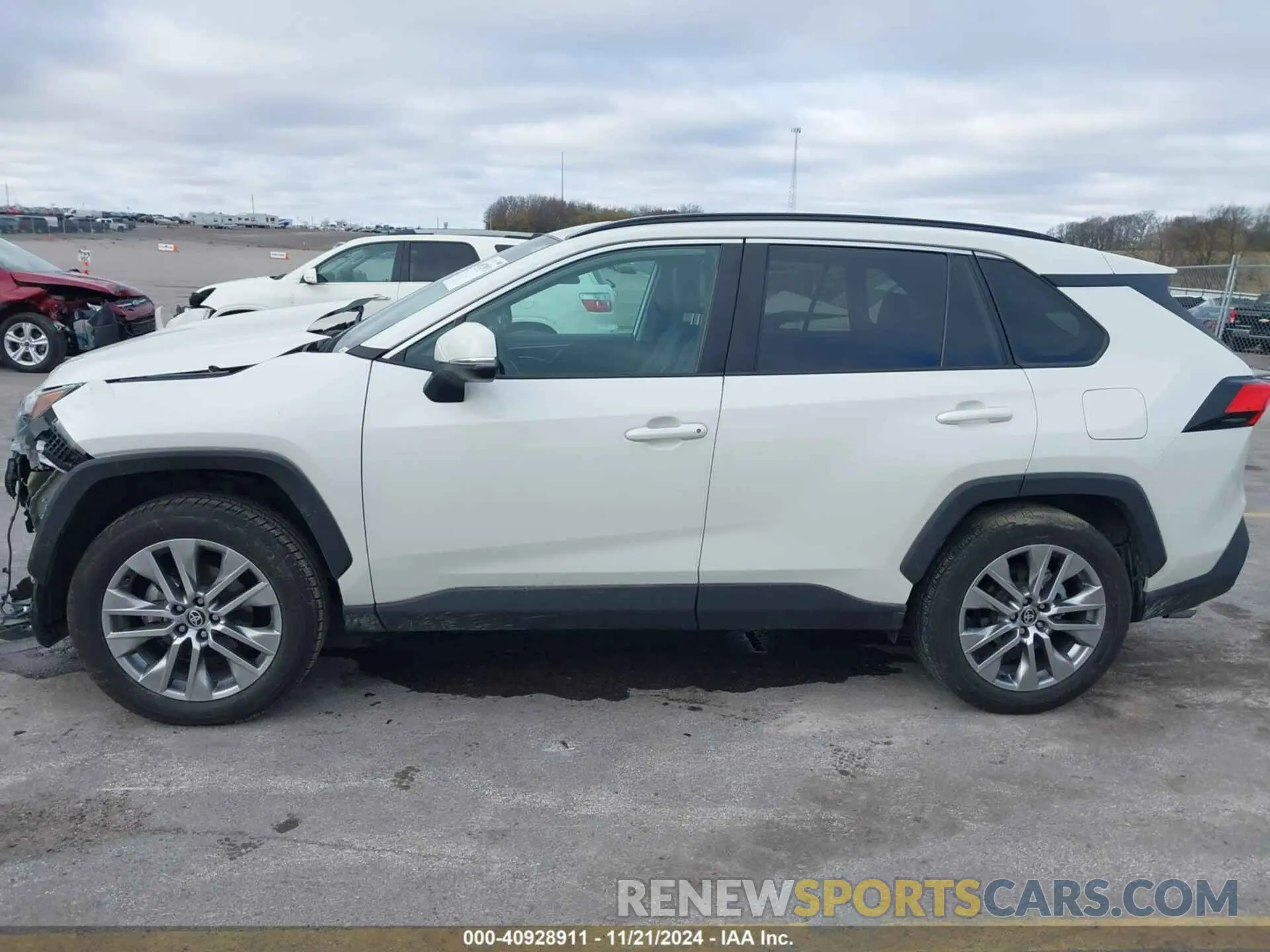 14 fotografías del automóvil dañado 2T3A1RFV5NW288674 TOYOTA RAV4 2022