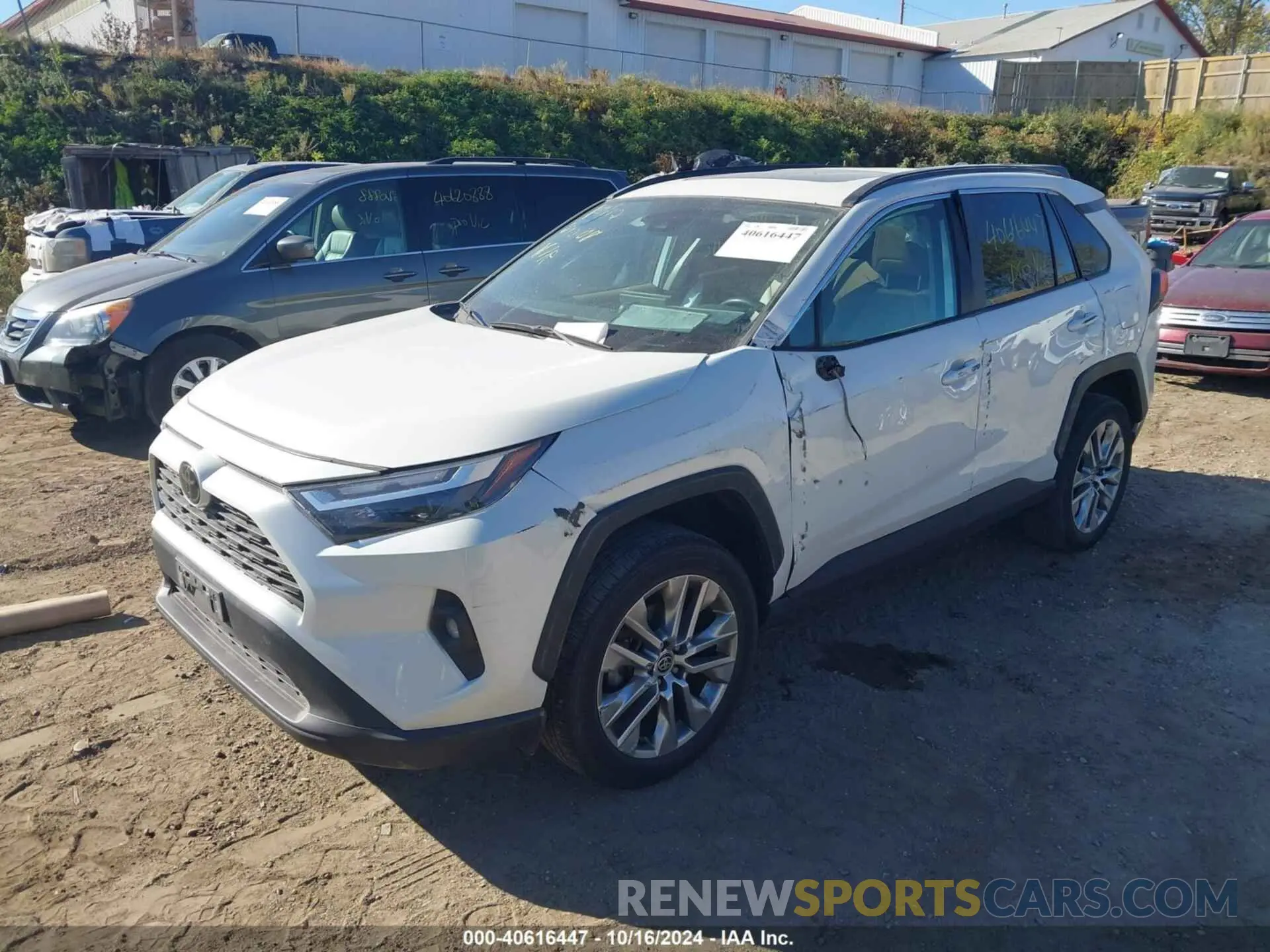 2 fotografías del automóvil dañado 2T3A1RFV6NW272063 TOYOTA RAV4 2022