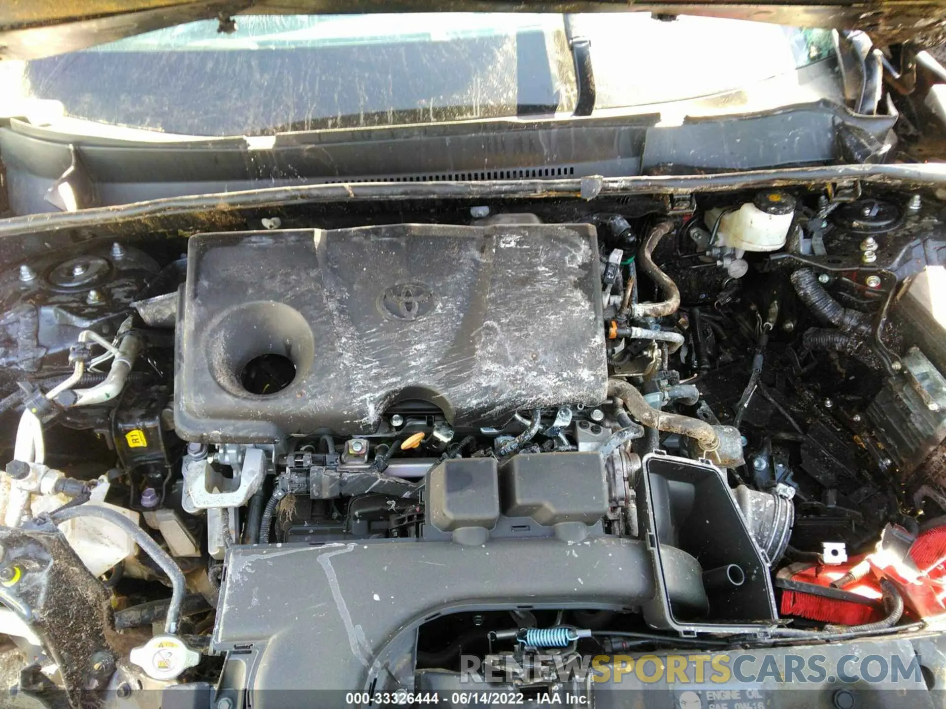 10 fotografías del automóvil dañado 2T3C1RFV0NC179422 TOYOTA RAV4 2022