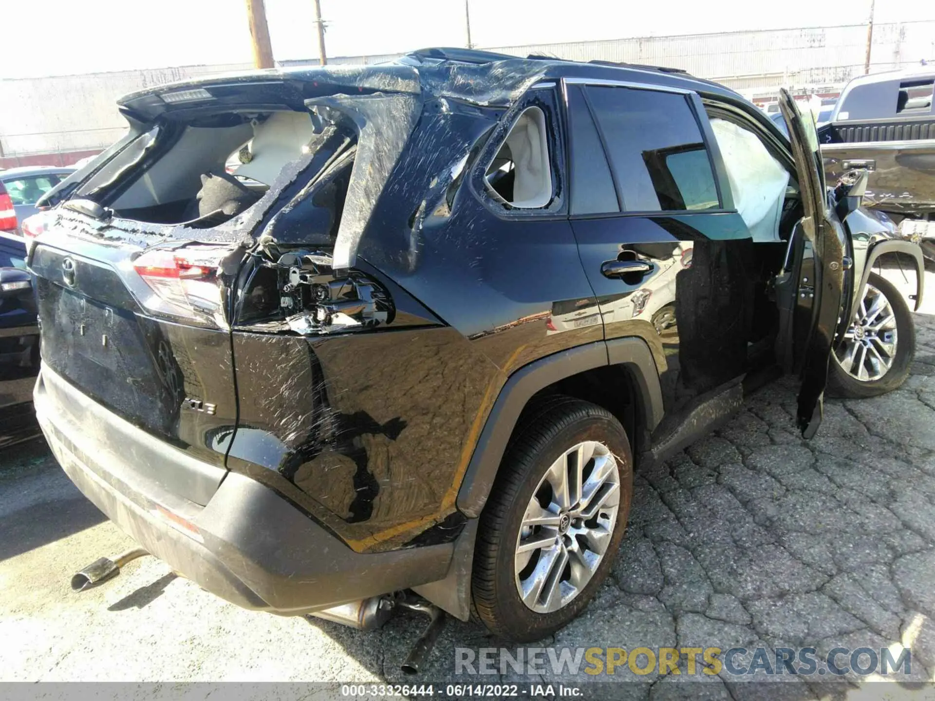 4 fotografías del automóvil dañado 2T3C1RFV0NC179422 TOYOTA RAV4 2022