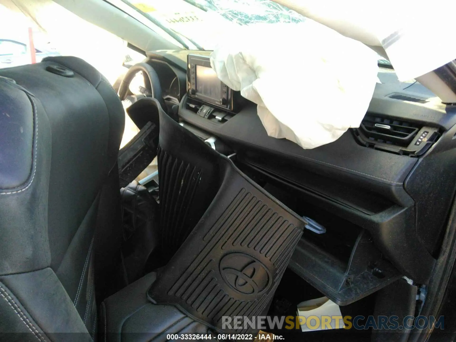 5 fotografías del automóvil dañado 2T3C1RFV0NC179422 TOYOTA RAV4 2022