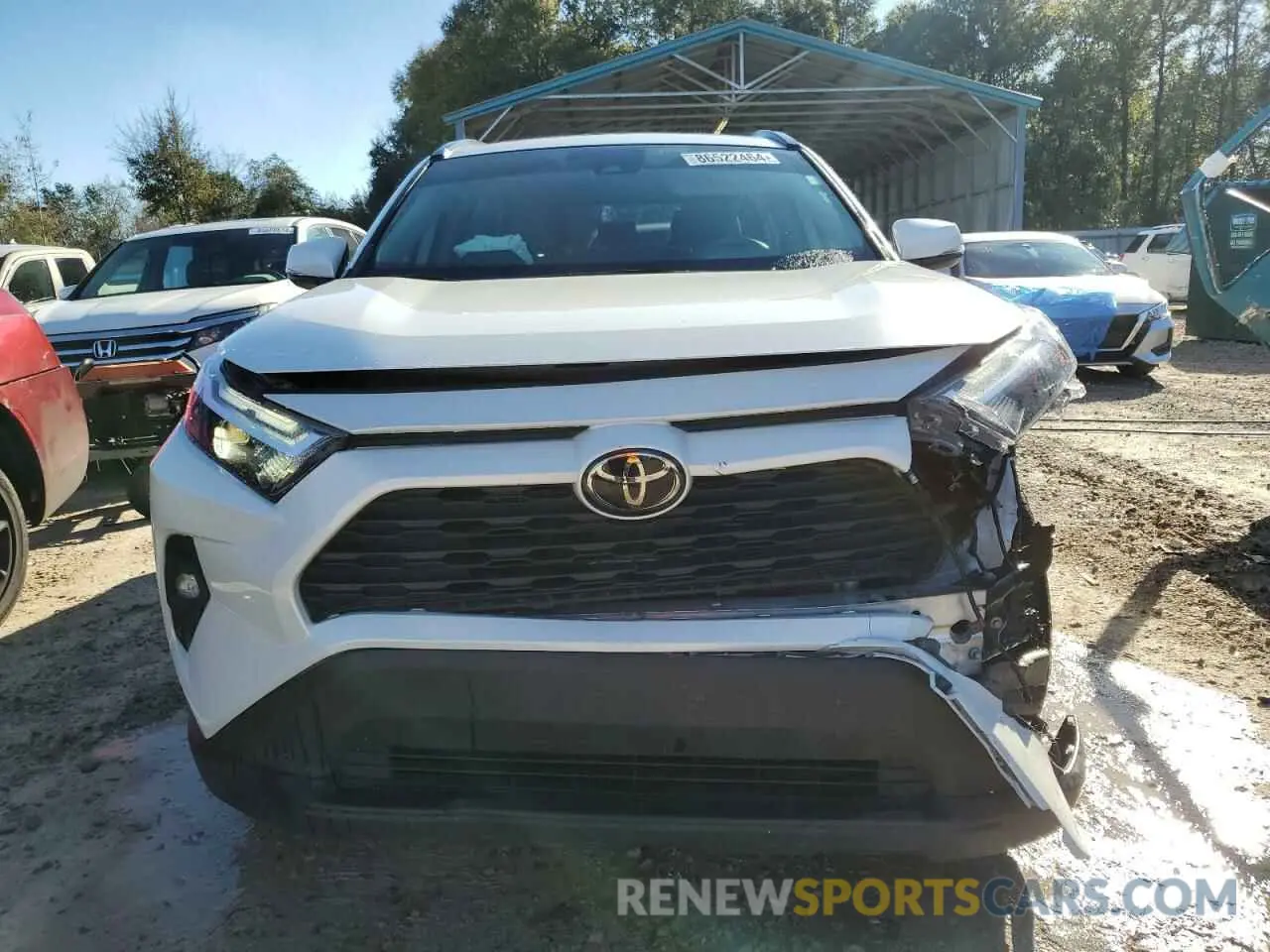 5 fotografías del automóvil dañado 2T3C1RFV2NW226464 TOYOTA RAV4 2022