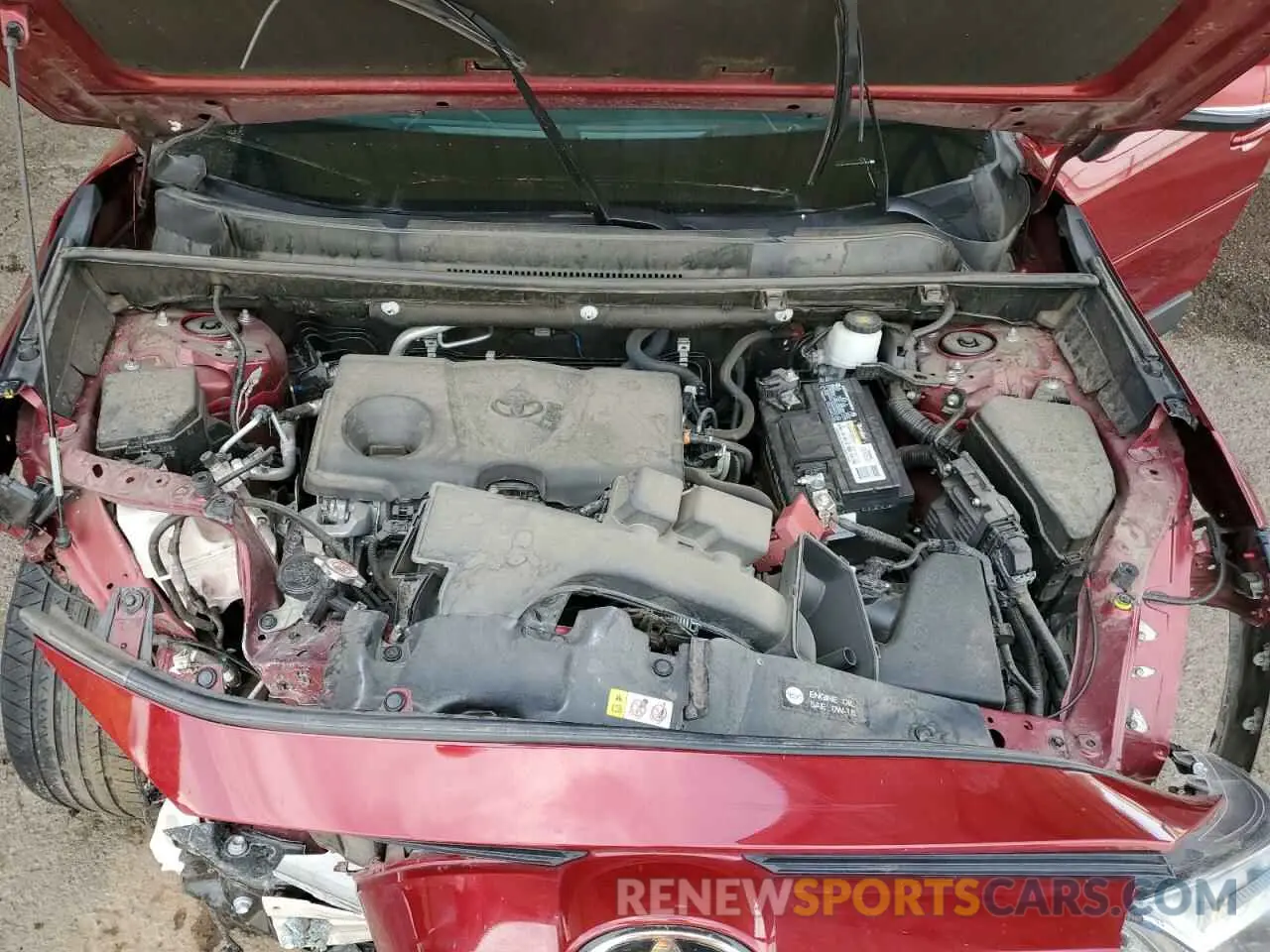11 fotografías del automóvil dañado 2T3C1RFV5NW206418 TOYOTA RAV4 2022