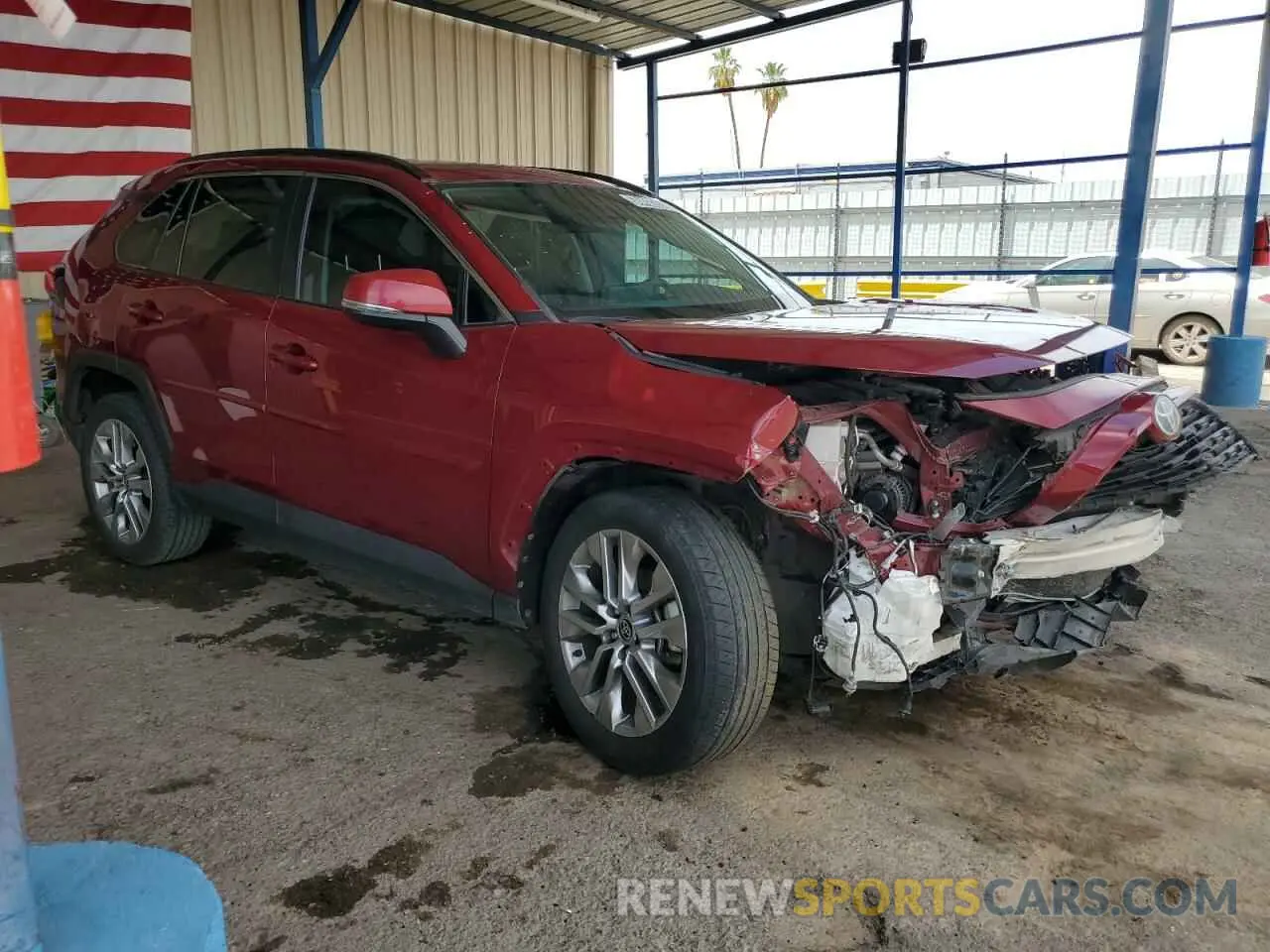 4 fotografías del automóvil dañado 2T3C1RFV5NW206418 TOYOTA RAV4 2022