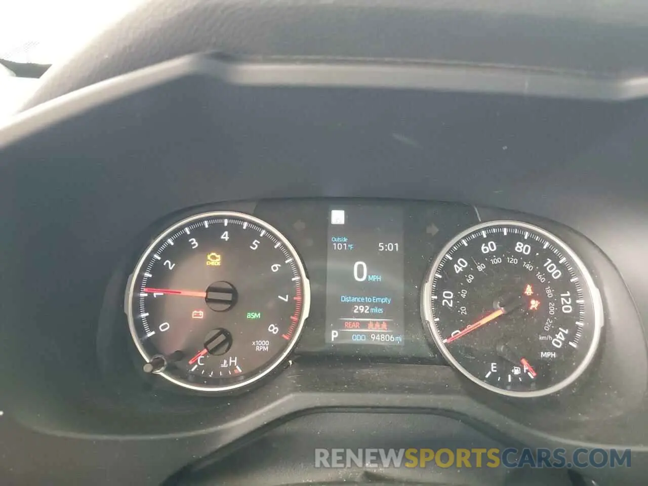 9 fotografías del automóvil dañado 2T3C1RFV5NW206418 TOYOTA RAV4 2022