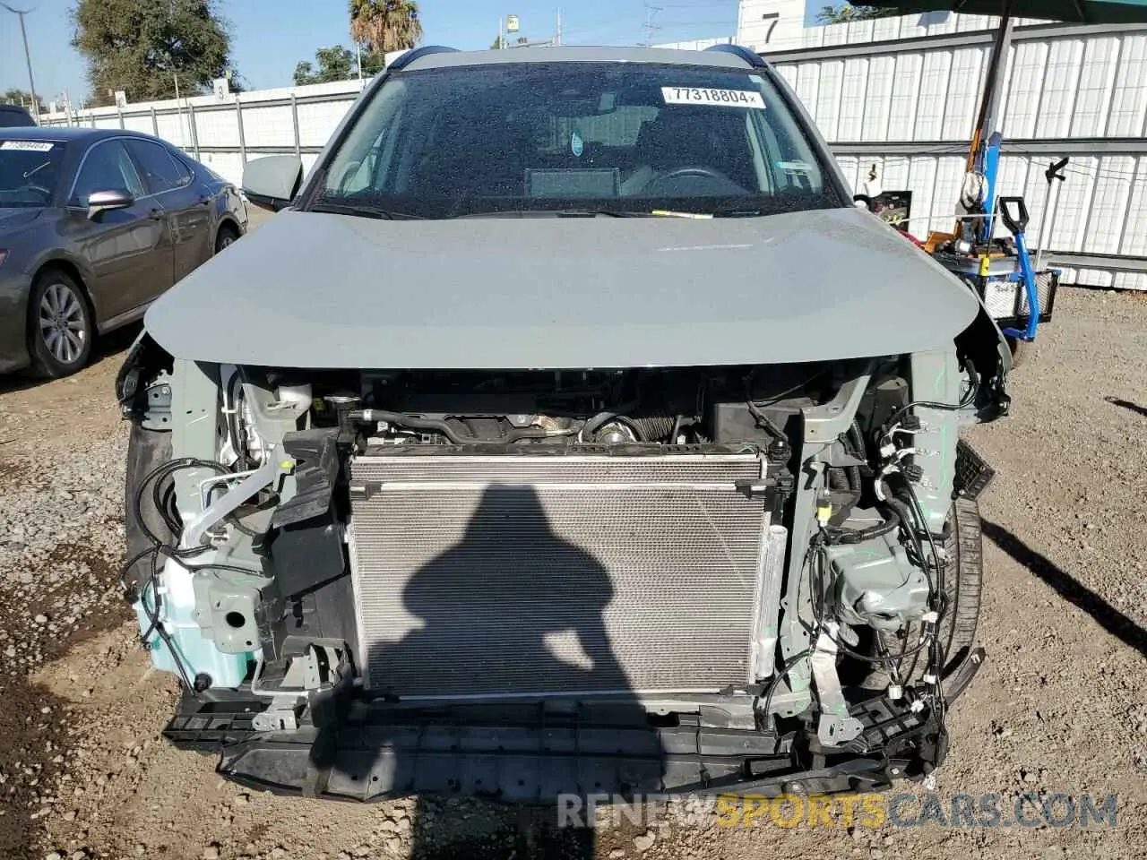 5 fotografías del automóvil dañado 2T3C1RFV6NW198748 TOYOTA RAV4 2022
