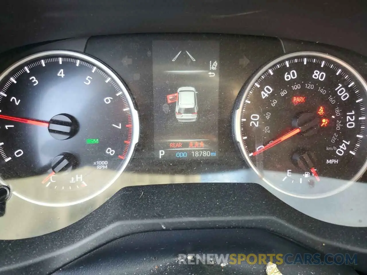 9 fotografías del automóvil dañado 2T3C1RFV7NC205367 TOYOTA RAV4 2022