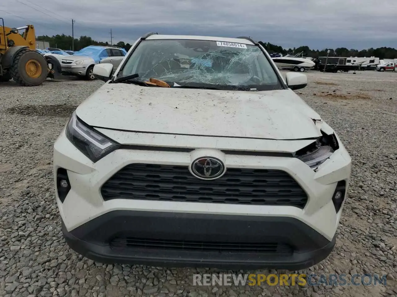 5 fotografías del automóvil dañado 2T3C1RFV8NW190215 TOYOTA RAV4 2022