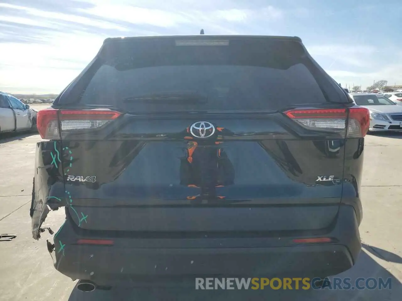 6 fotografías del automóvil dañado 2T3C1RFV9NC206083 TOYOTA RAV4 2022