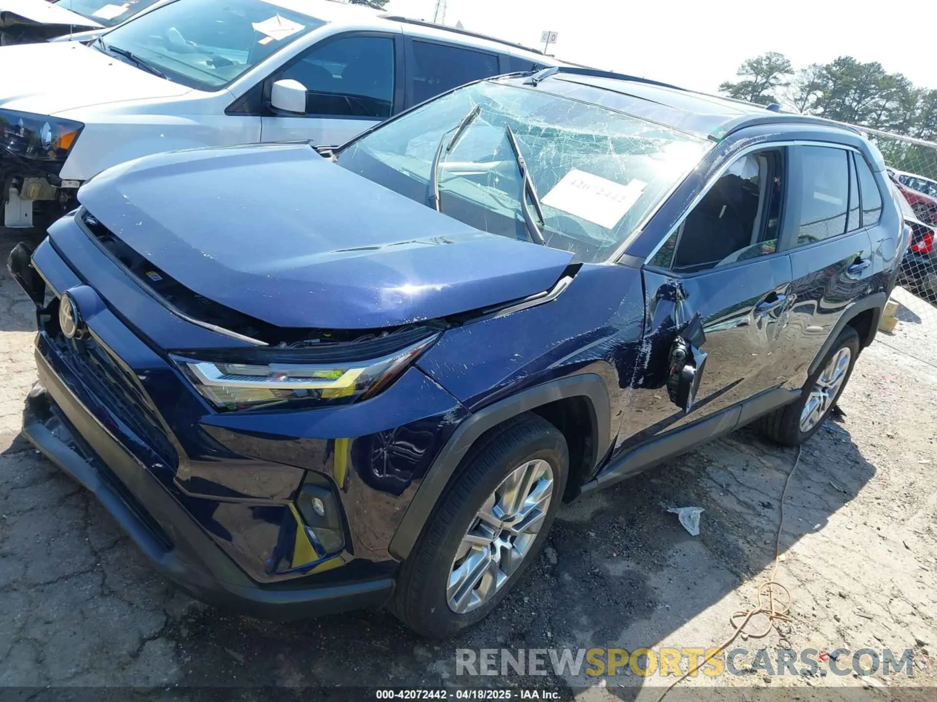 2 fotografías del automóvil dañado 2T3C1RFVXNW231752 TOYOTA RAV4 2022