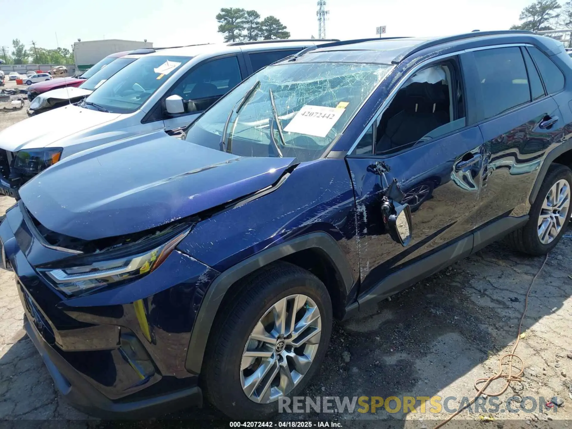 6 fotografías del automóvil dañado 2T3C1RFVXNW231752 TOYOTA RAV4 2022
