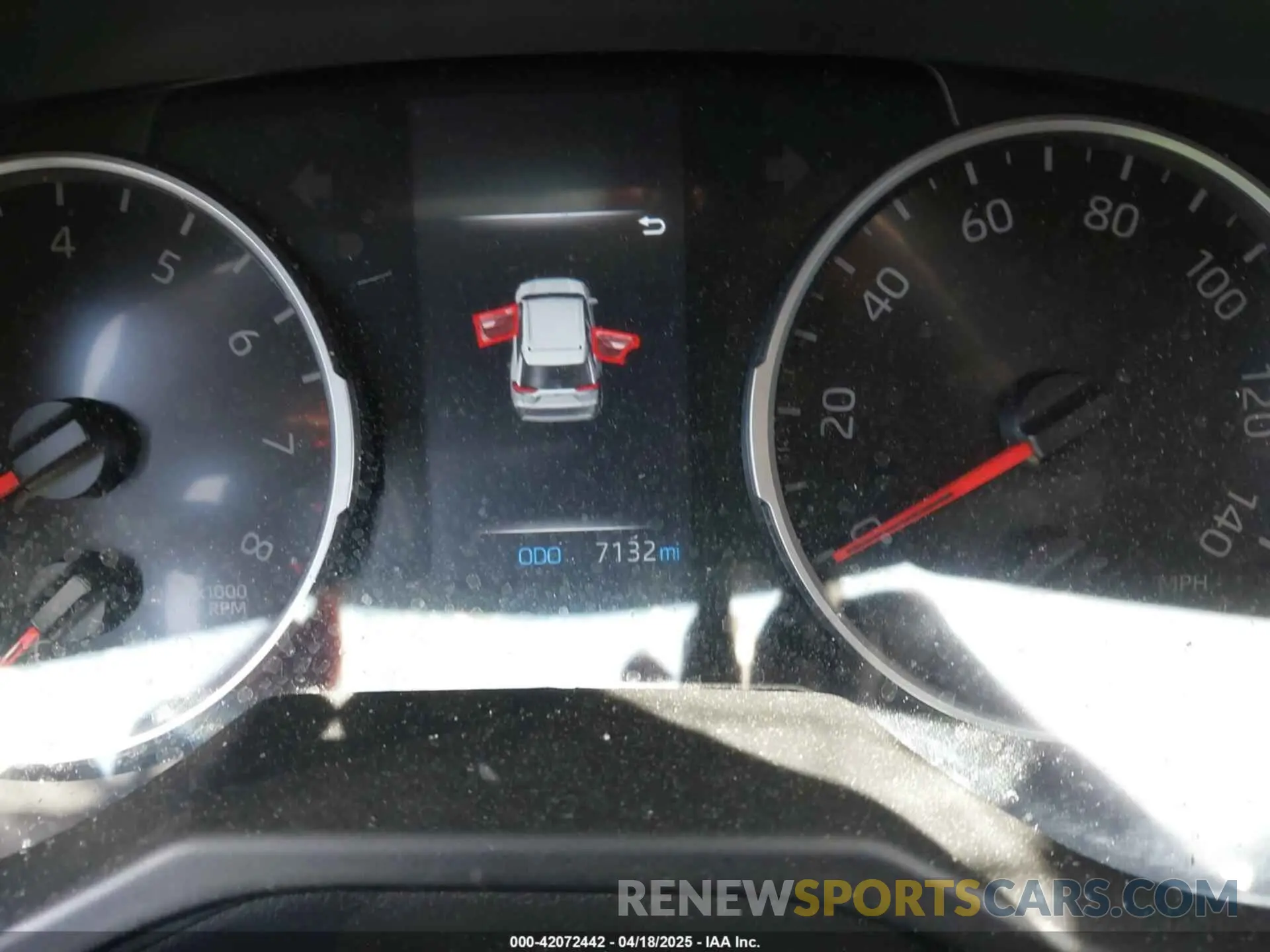 7 fotografías del automóvil dañado 2T3C1RFVXNW231752 TOYOTA RAV4 2022