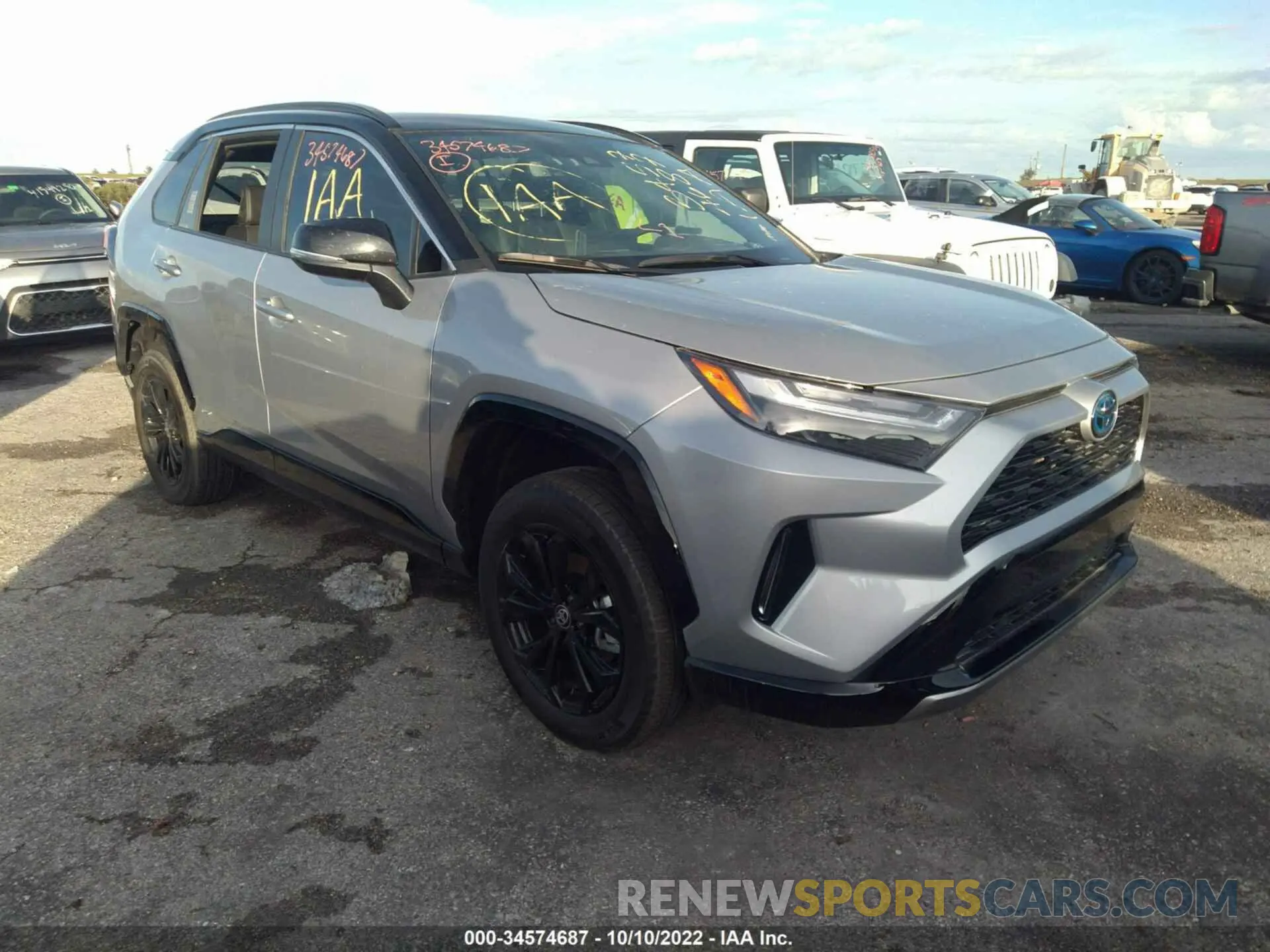 1 fotografías del automóvil dañado 2T3E6RFV1NW034558 TOYOTA RAV4 2022