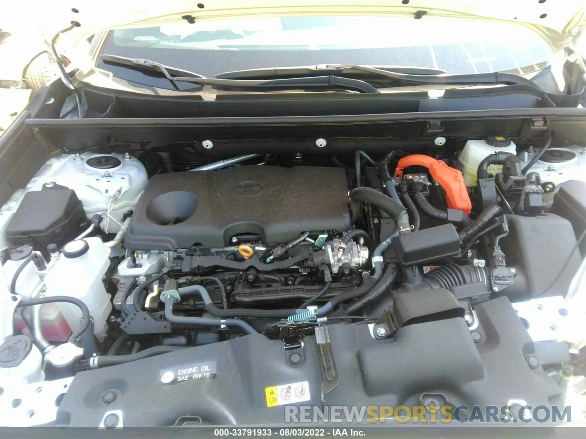 10 fotografías del automóvil dañado 2T3E6RFVXNW033845 TOYOTA RAV4 2022