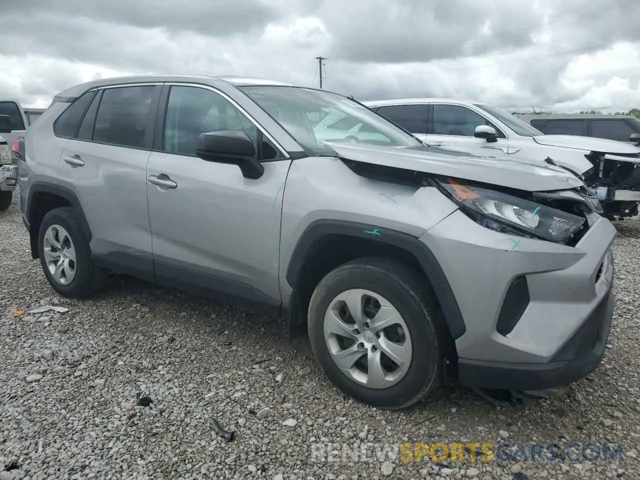 4 fotografías del automóvil dañado 2T3F1RFV0NW257046 TOYOTA RAV4 2022