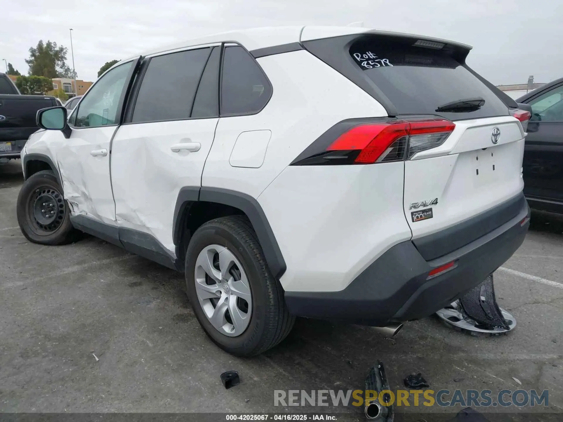3 fotografías del automóvil dañado 2T3F1RFV0NW267396 TOYOTA RAV4 2022